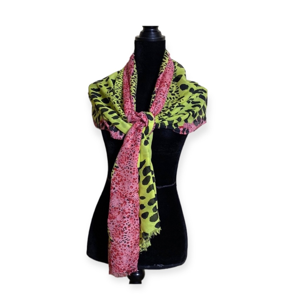 Copper Key Animal Print Scarf